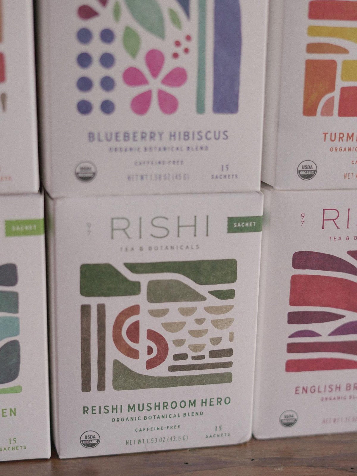 RISHI BOXED TEA SACHETS